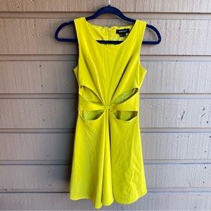 Marciano neon yellow dress